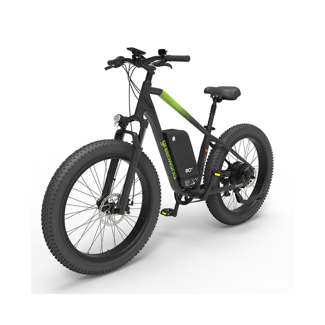 Greenworks 60V VENTURE Series 26” Fat Tyre Electric Mountain Bike (Skin Only)