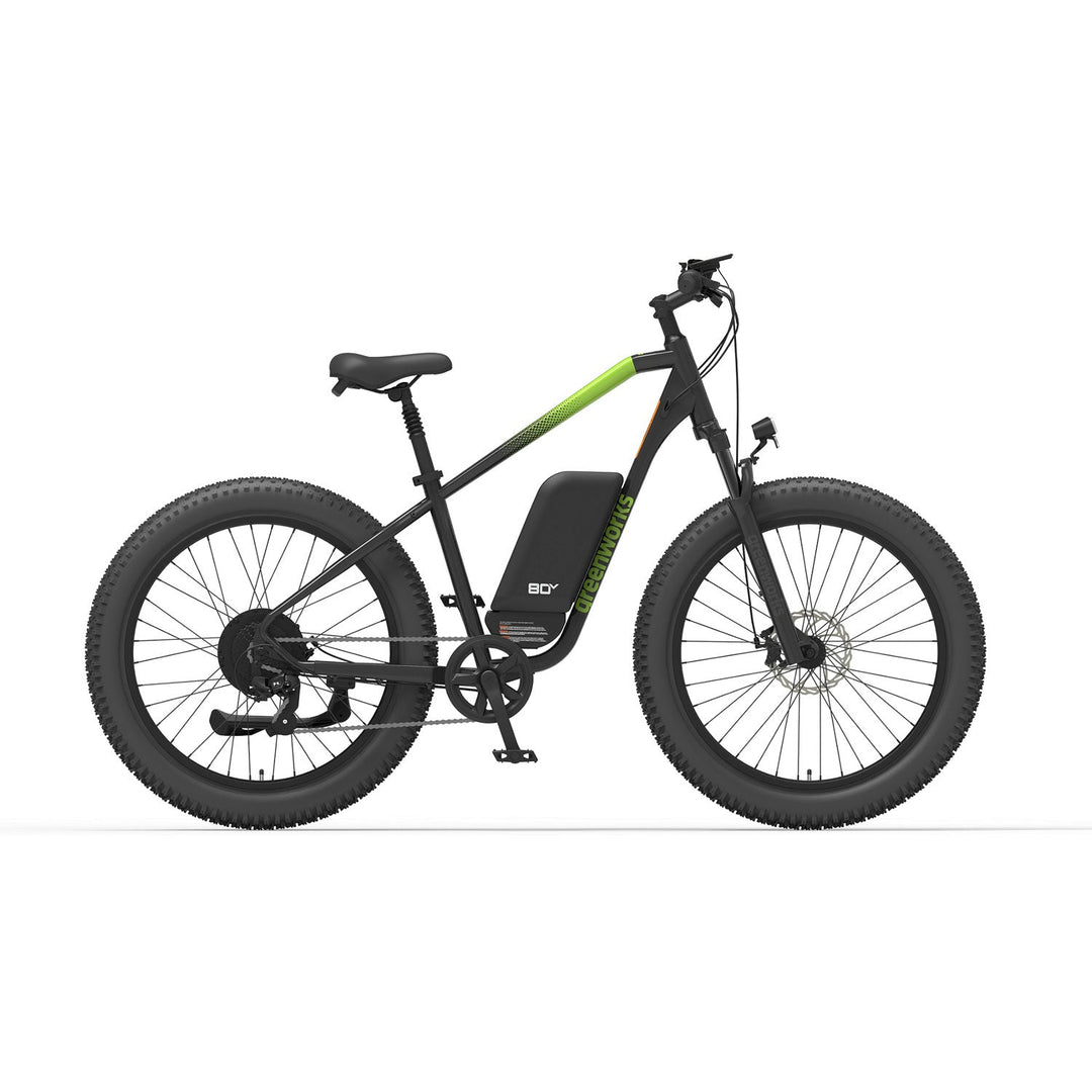 Greenworks 60V VENTURE Series 26” Fat Tyre Electric Mountain Bike (Skin Only)