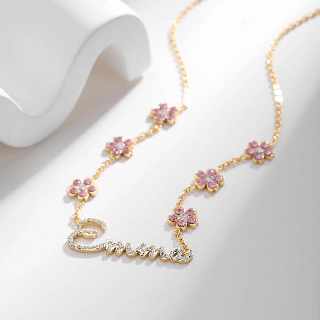 Flora Custom Crystal Necklace