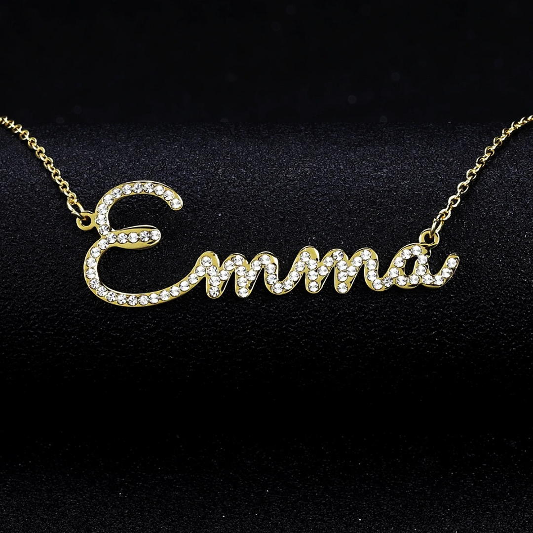 Crystal Luxe Namepiece Necklace