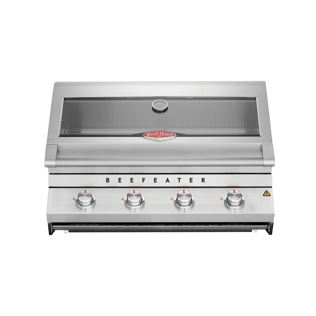 BeefEater 7000 Classic 4-Burner Built In BBQ, Stainless Steel (Ex-Display Stock)
