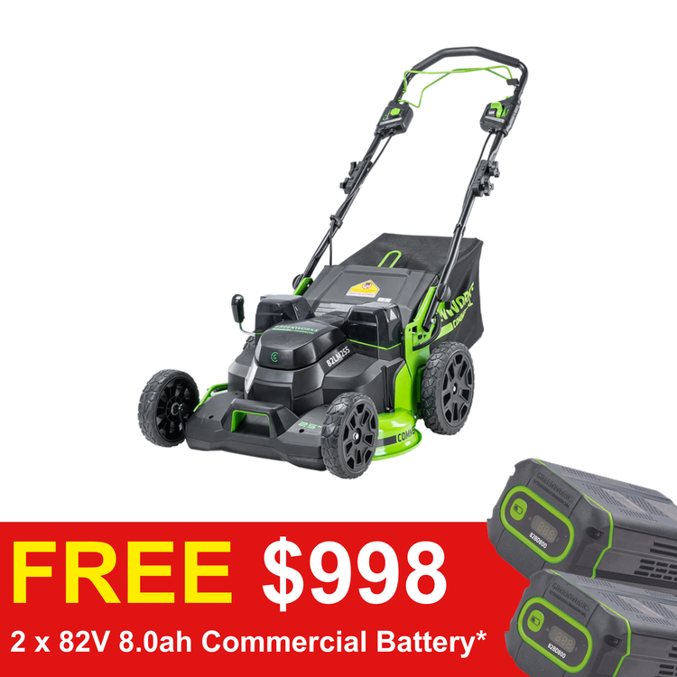 Greenworks 82LM25S Battery Lawn Mower (Skin Only)
