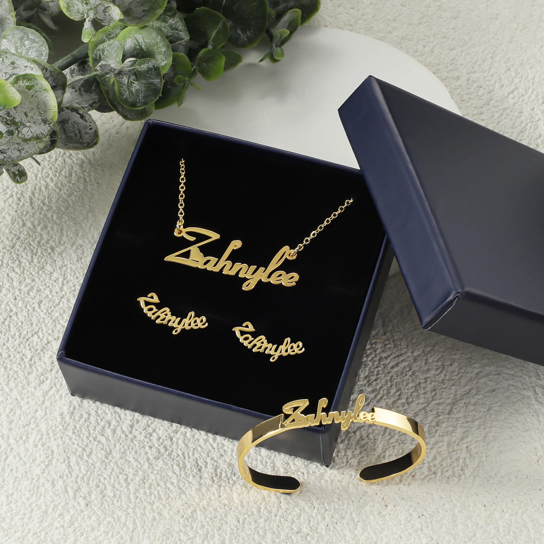 Mini Luxe Earring & Necklace Set