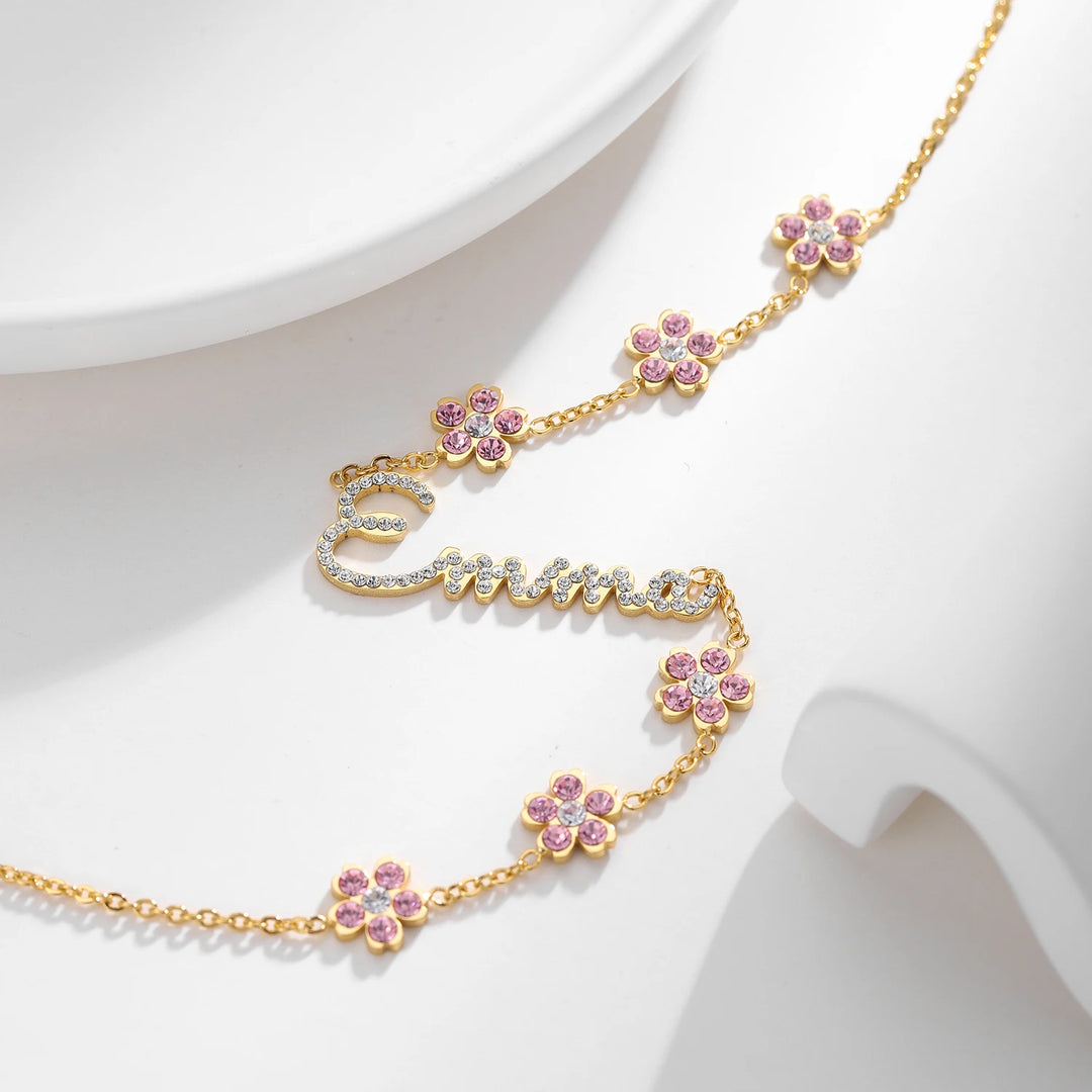 Flora Custom Crystal Necklace