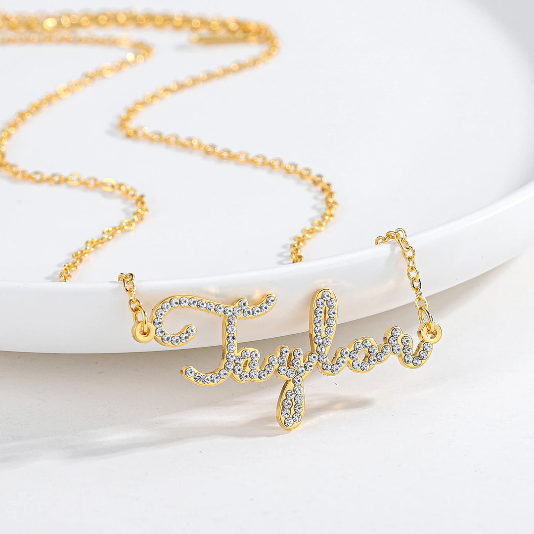 Crystal Luxe Namepiece Necklace
