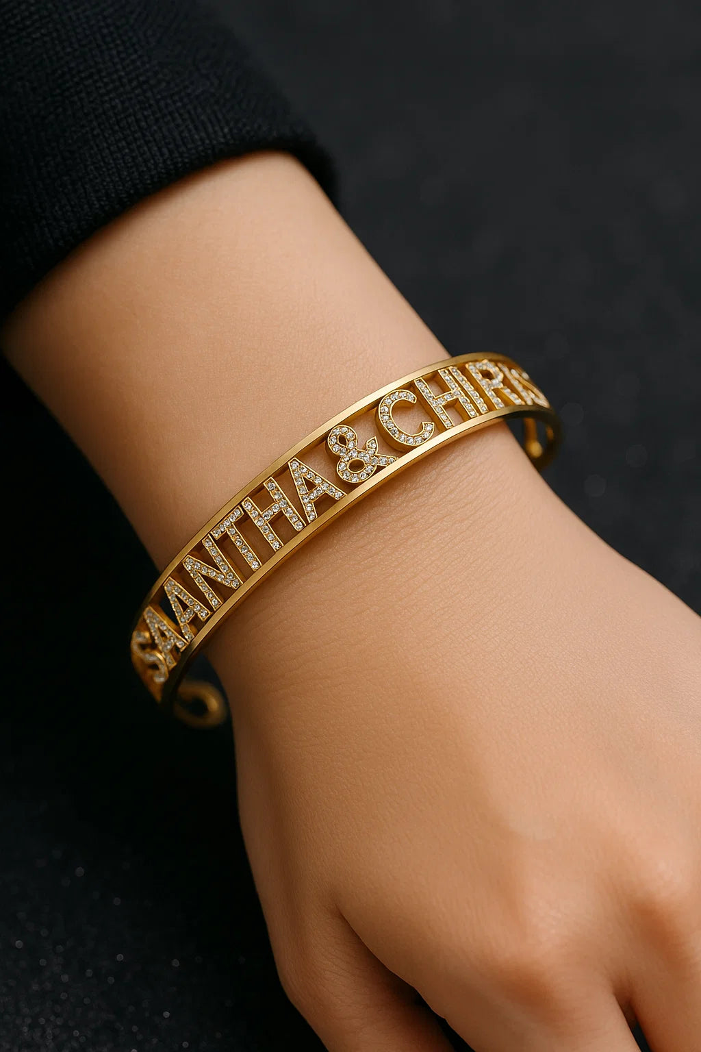 Kylie Crystal Custom Cuff