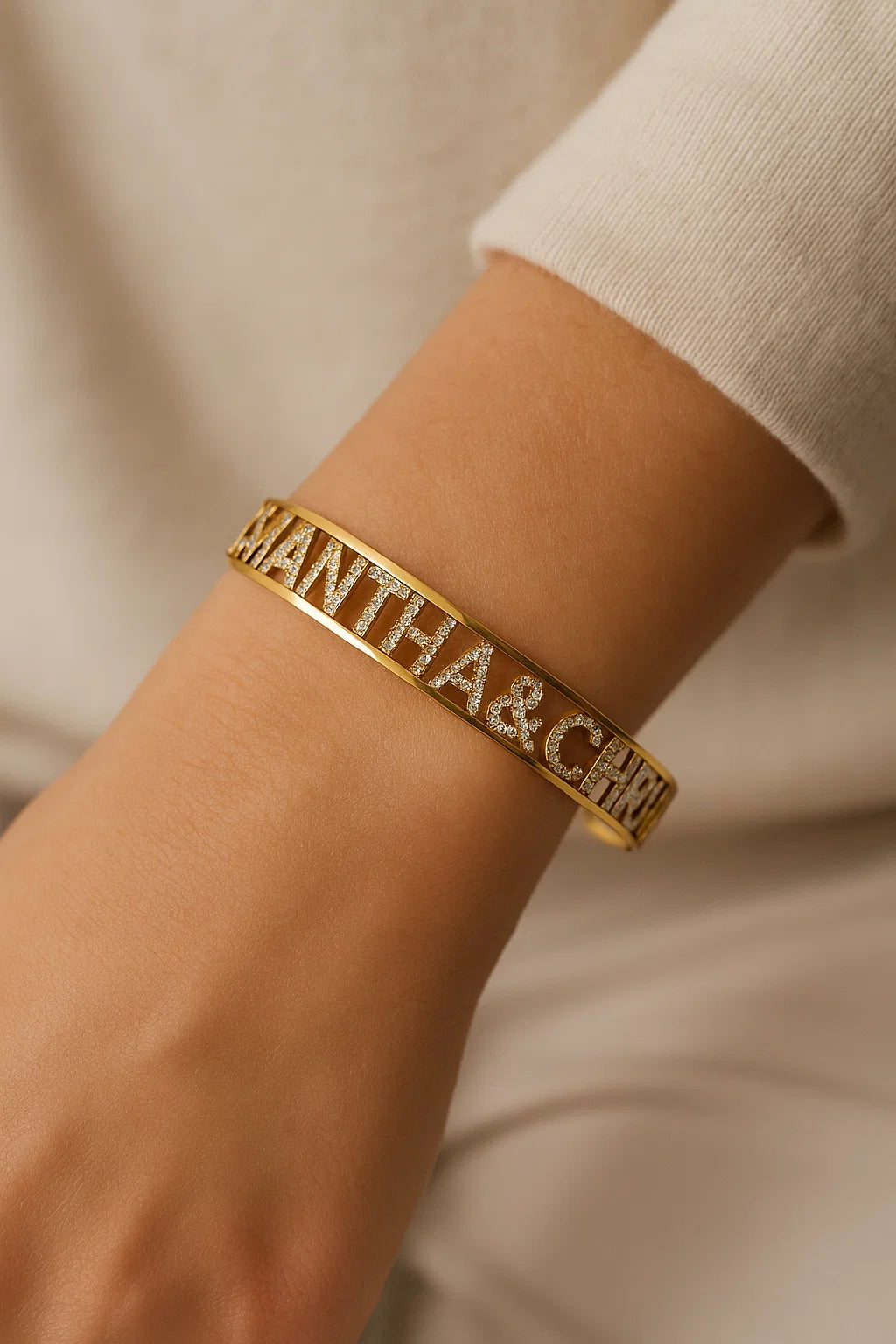 Kylie Crystal Custom Cuff