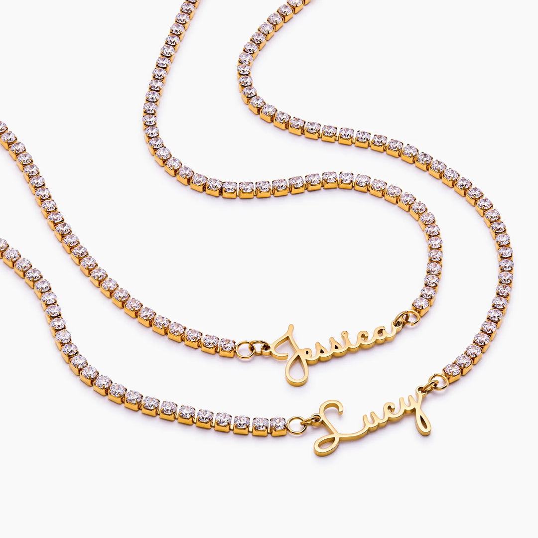 Doria Tennis Custom Necklace