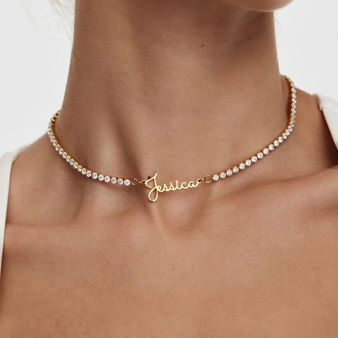 Doria Tennis Custom Necklace