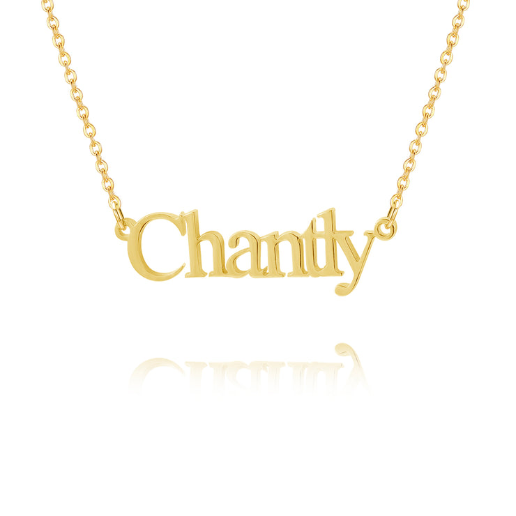 Classic Nameplate Necklace