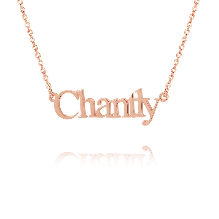 Classic Nameplate Necklace