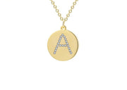 Madison Crystal Letter Necklace