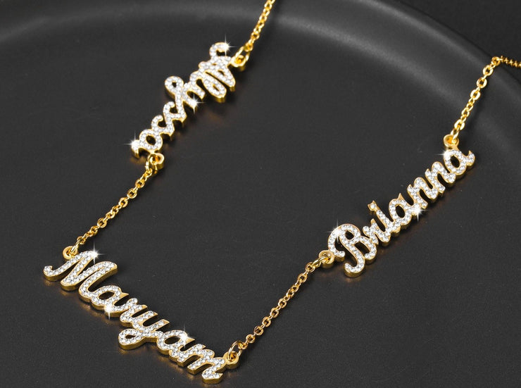 Lexi Triple Name Necklace